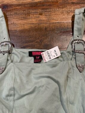 Rock & Republic Pale Mint Green Women's Tank Top with Logo Tag